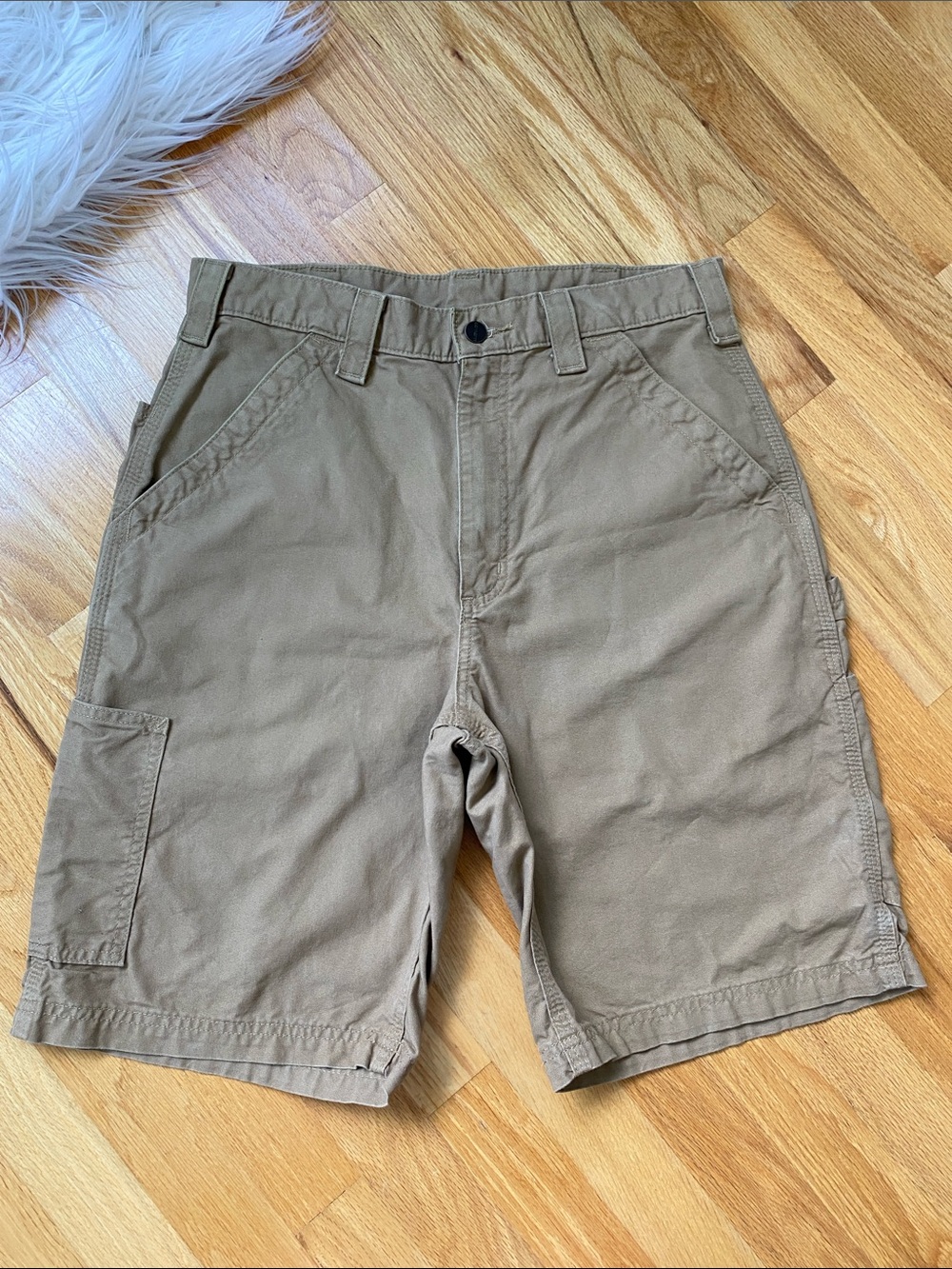Carhartt Tan Cargo Work Shorts Original Fit
